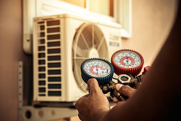 Professional Heat Pump Repair technician working in Inman, SC